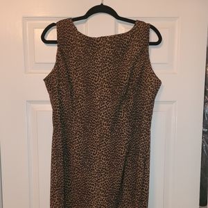 Leopard print dress